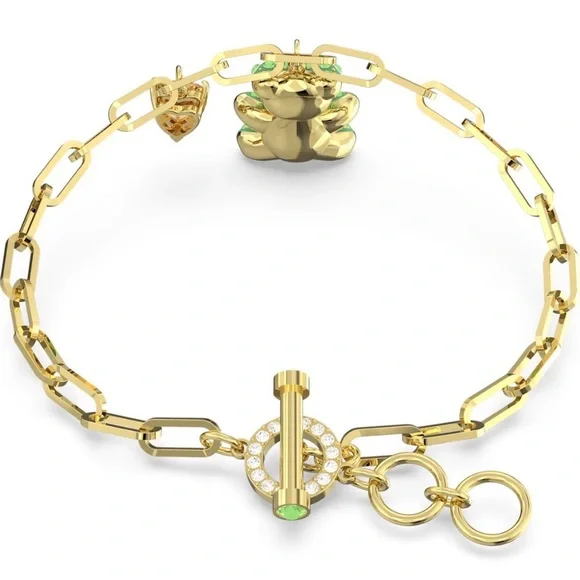 Swarovski Green Teddy bear bracelet-
Retail $179 - NEW IN BOX - Picture 3 of 6